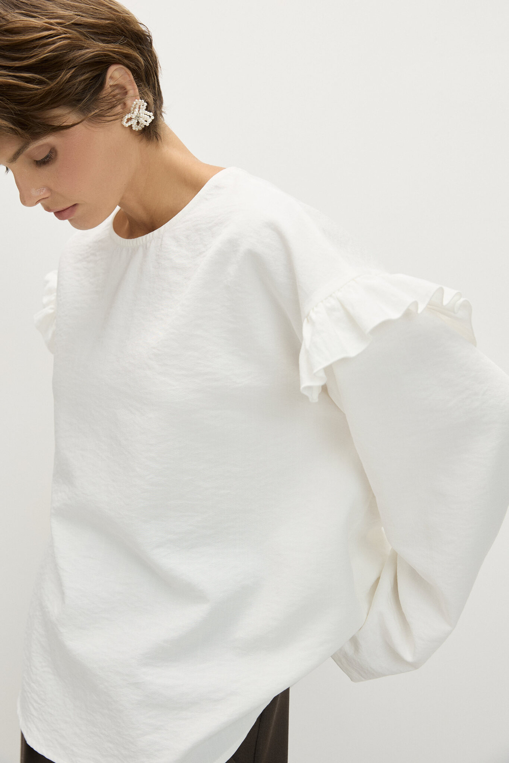 Блуза свободного кроя