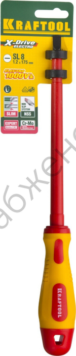 KRAFTOOL SL8х175 мм, Высоковольтная отвертка (250083-8.0-175)