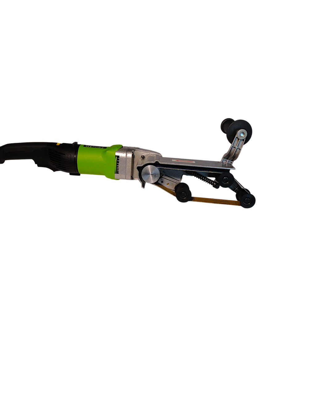 Трехроликовая ленточная шлифмашина для труб MY3020-2 SINICA, лента 32х550 мм