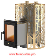 Печь для бани Эверест "Steam Master" GALAXY 30 INOX (320М) GOLD
