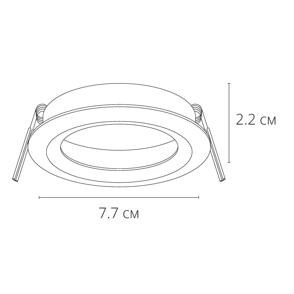 Точечный встраиваемый светильник Arte Lamp