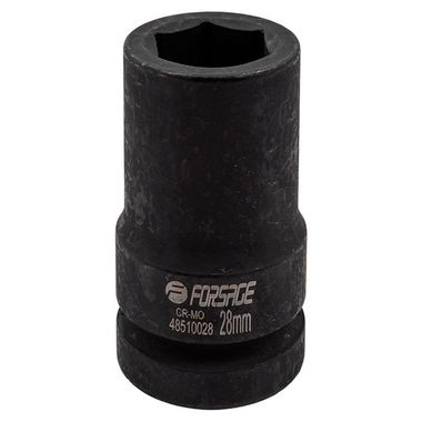 Головка ударная глубокая 1'', 28мм (6гр) Forsage F-48510028