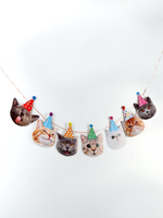 Гирлянда бумажная «Котики» фотографичные, 250см