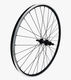 Колесо 27,5" заднее EVOLUTION, обод алюм., V-br, под кассету, двойной, 36H, пистонир., фрезер.