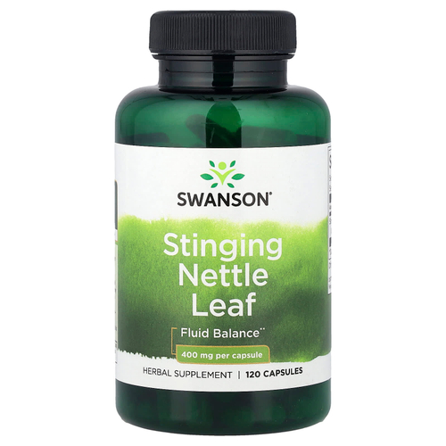 Swanson Vitamins, Листья крапивы двудомной, 400 мг, 120 капсул
