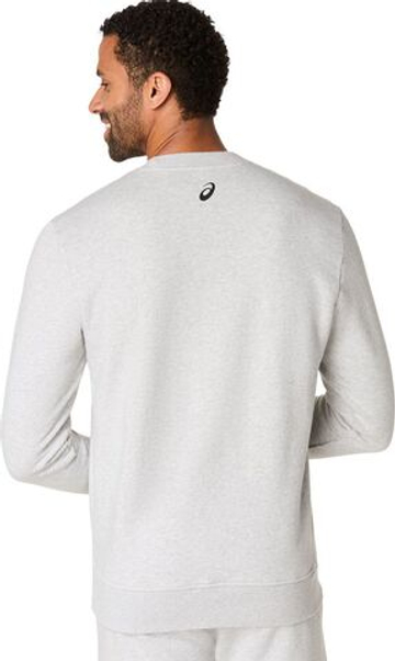 Мужская теннисная кофта Asics Sweat - light grey heather