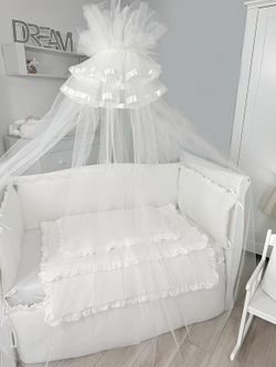 Комплект постельного белья Lepre New Royal Collection 4 предмета 120х90 см экрю