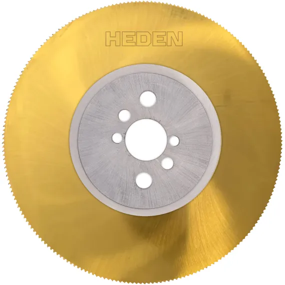 Диск пильный из быстрорежущей стали Heden HSS-DMo5 с покрытием TiN, 275×2×32 мм, Z=220, арт. 301.003