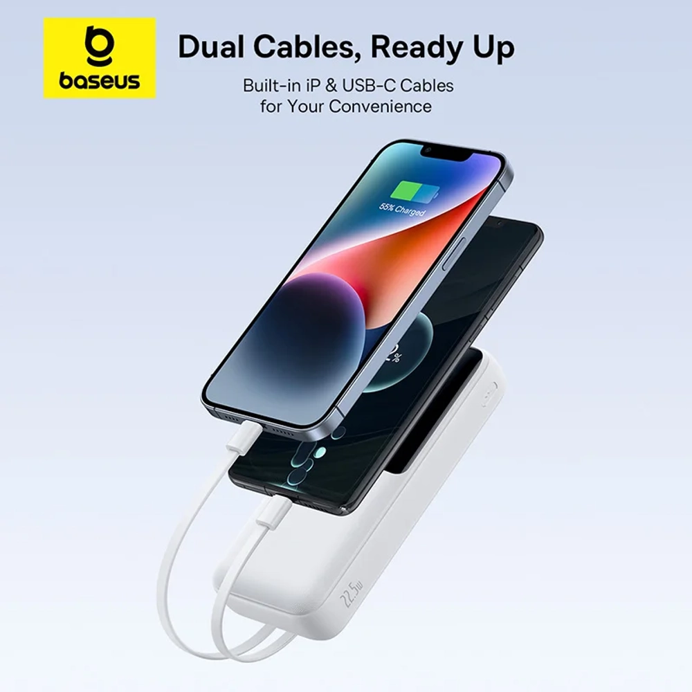 Внешний аккумулятор Baseus Power Bank 20000 мАч PD 22,5 Вт