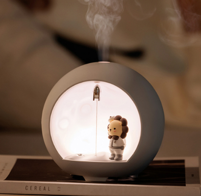 Ночник-аромадиффузор, серый