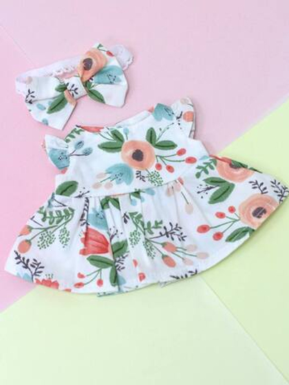 Платье "Цветы" для Бетти, 30 см