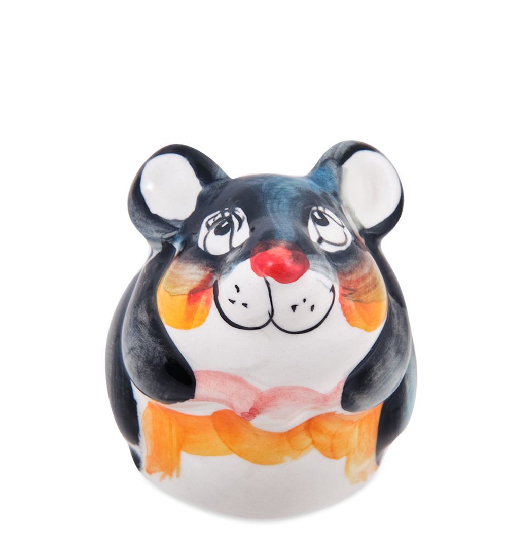 ГЛ- 626 Фигурка «Мышь» цв. (Гжельский фарфор)