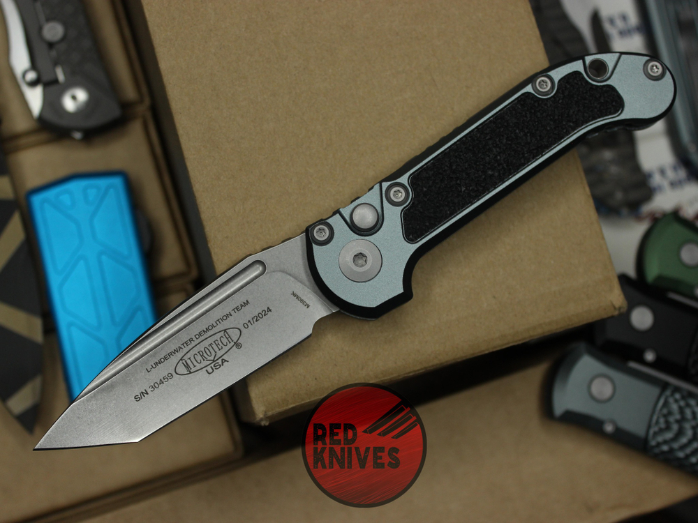 Нож Microtech GREY LUDT Gen III TANTO T/E - клинок танто , серая рукоять