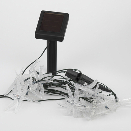 Садовая гирлянда ЭРА ERASF22-16 на солнечной батарее Стрекоза 5,8 м