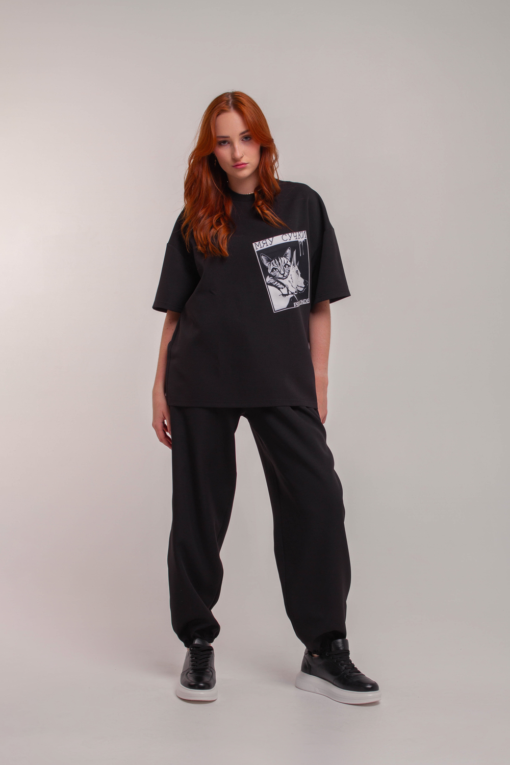 ФУТБОЛКА NUMERO 1 с карманом print CatDog