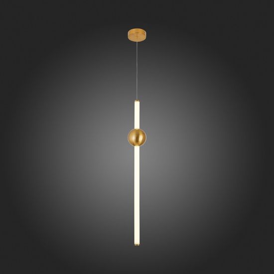SL1222.213.01 Светильник подвесной ST-Luce Золотистый/Золотистый, Белый LED 1*18W 4000K ANGURRA