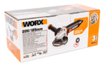 Угловая шлифмашина аккумуляторная WORX WX803