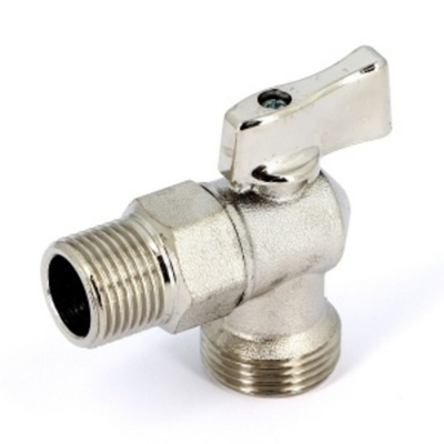 Кран уг.(матовый) "TIM" 1/2-1/2 (1/60)