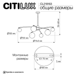 Citilux FISHER CL218163 Люстра на штанге