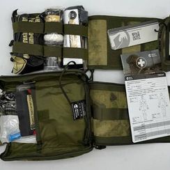 Тактическая аптечка “RHINO RESCUE” IFAK 002М 12 в 1, мох