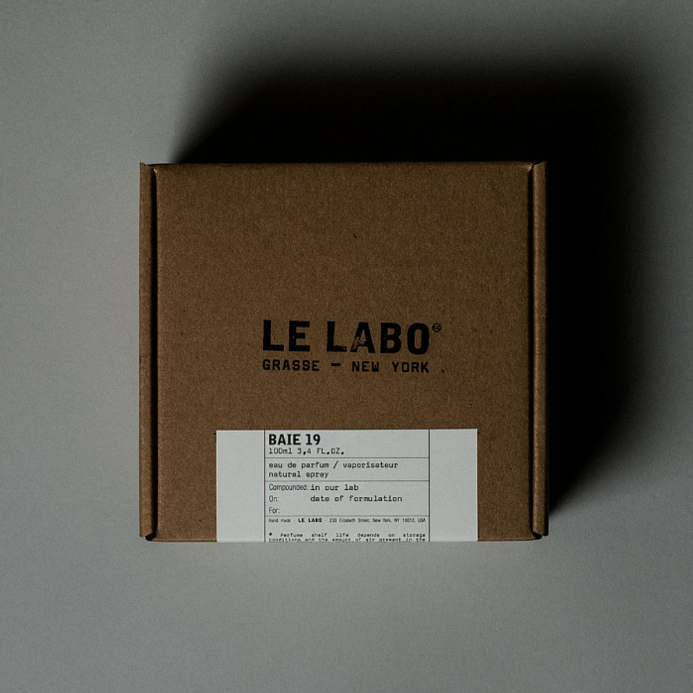 Le Labo Baie 19