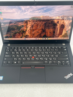 Ноутбук Lenovo T490 (20N2000BRT) 14"/Intel Core i5 8265U/RAM 8 GB/SSD 256 GB/Intel UHD Graphics 620/2560x1440/IPS/Windows 10/Подсветка кл-ры:LED/черный. Состояние: Уценка/большой след. на матрице от клавиатуры