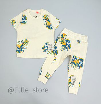 Комплект хлопковый Moi Noi, Лобстеры на бежевом