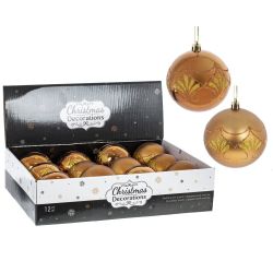 GAEM Набор из 12шт Украшение новогоднее "Шар", D 8 см, L35 W27 H8,5 см