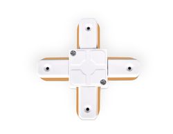 Ambrella Коннектор Х-образный однофазный для соединения трековых шинопроводов Track System GL7082