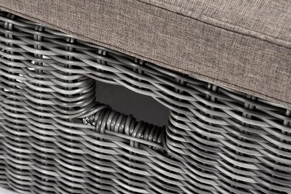 "Рим" комплект шезлонг со столиком, цвет графит