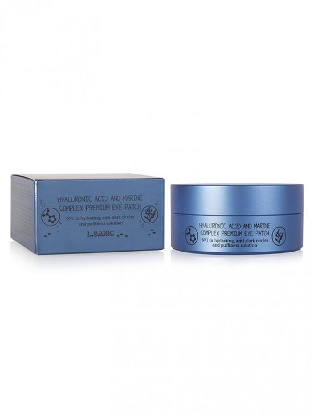 Патчи для век L.Sanic Hyaluronic Acid and Marine Complex гидрогелевые с гиалуроновой кислотой и экстрактом водорослей 60 шт