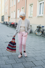Сумка складная mini maxi shopper artist stripes