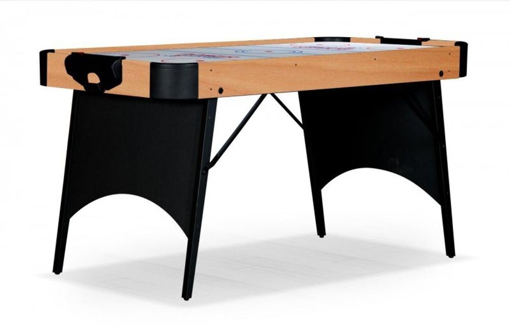 Игровой стол - аэрохоккей "Rider" 5 ф (светло-черный, складной)