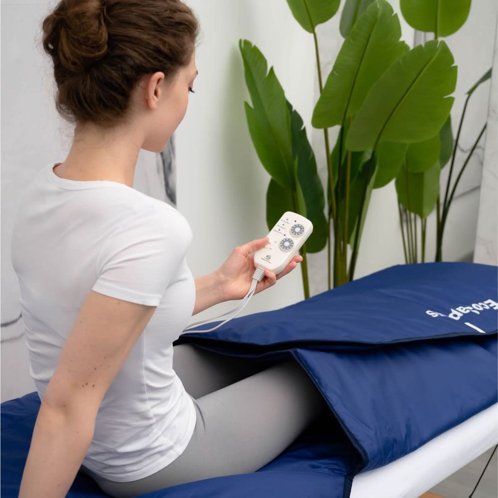 Двузонное термоодеяло для обертывания EcoSapiens Infralight 220х180 см