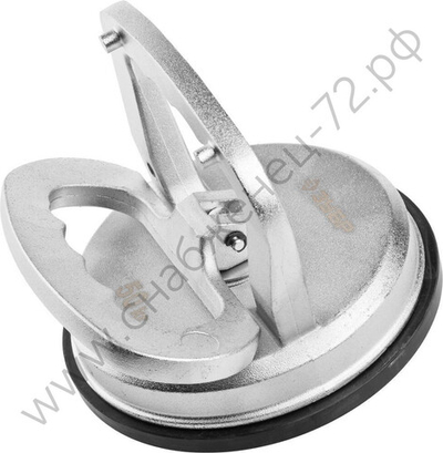 ЗУБР 50 кг на присоске, Одинарный алюминиевый подъемник, ПРОФЕССИОНАЛ (33723-1)