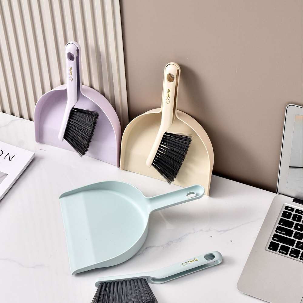 Набор для уборки - совок с щёткой Saltvik, полипропилен