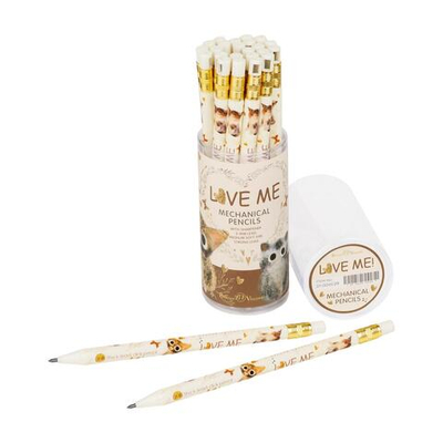 Карандаш механический цанговый 2мм. с точилкой "Love me" (BrunoVisconti)