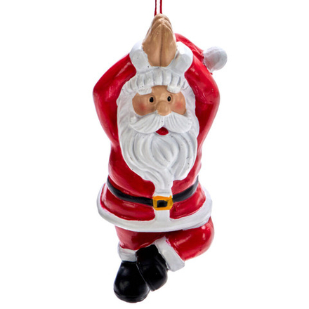 Елочное украшение Санта йог 5.3*7.8*9.5 см в ассортименте