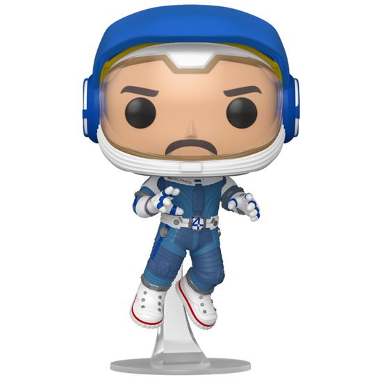 Фигурка Funko POP! Bobble Marvel Fantastic Four FF Mister Fantastic (Exc) (1520) 85357 / Фигурка Фанко ПОП! по мотивам фильма "Фантастическая четвёрка: Первые шаги", Мистер Фантастик