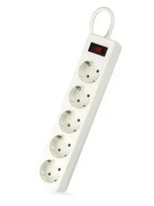 Сетевой фильтр 5 розеток 1,8 метров SBSP-18-W 2200Вт