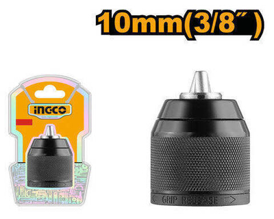 Патрон быстрозажимной металлический 10 мм SUPER INGCO KC10201