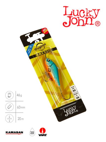 Балансир Lucky John BALTIC 6 с тр. 60мм/53 блистер