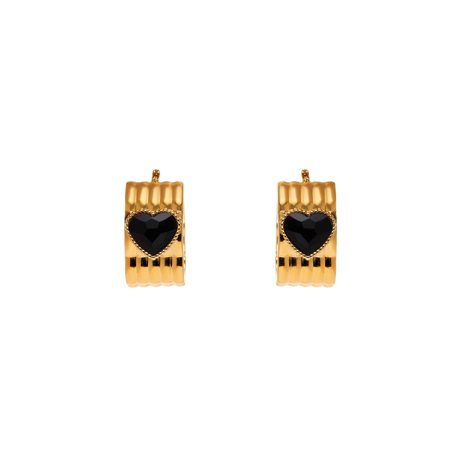 Серьги Desi Black Earrings