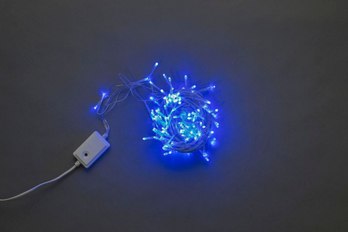 LED-BW-200-10M-240V-B, синяя на прозрачном пров.