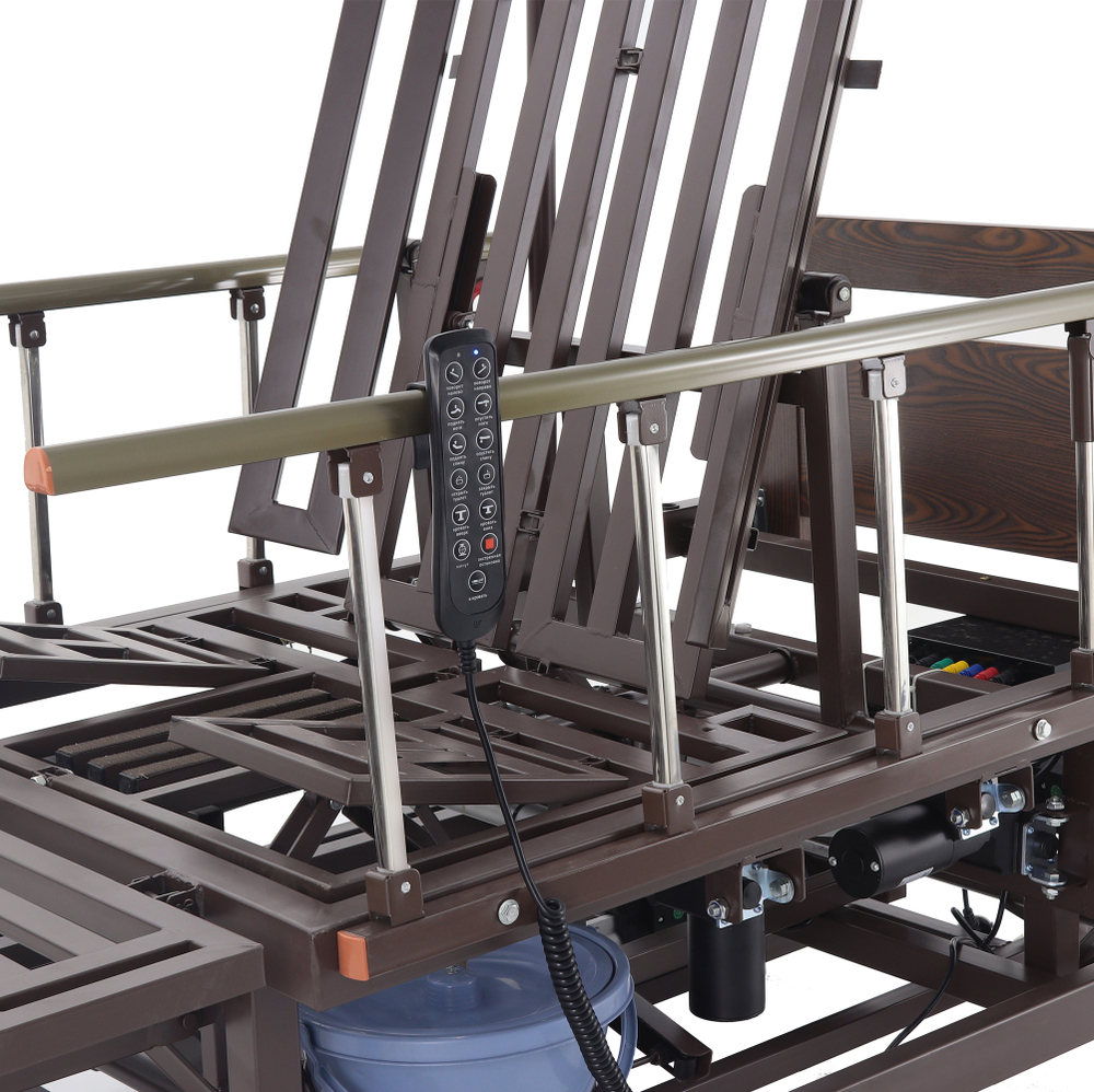 Кровать электрическая Med-Mos DB-11А (ЛДСП венге) с регулировкой высоты ложемента