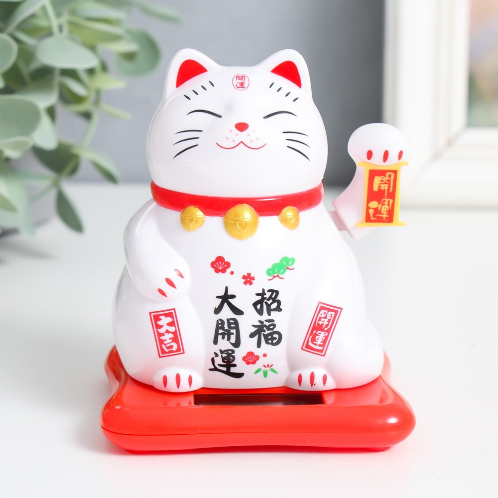 7353571 Маятник "Кот манэки-нэко спящий" 9,5*10*9,5