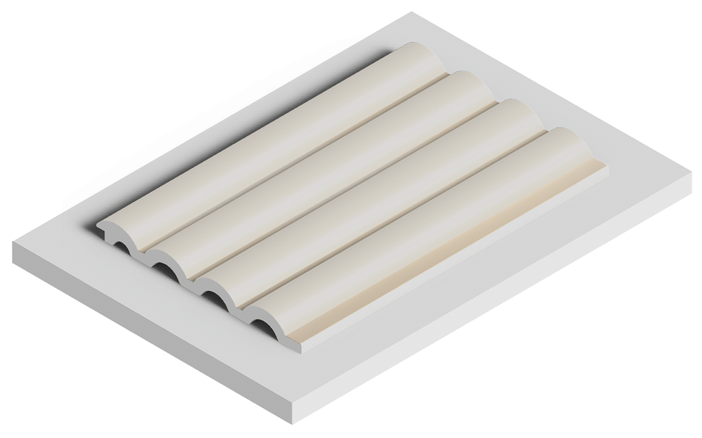 Стеновая панель HiWood декорированная, 270x12 см