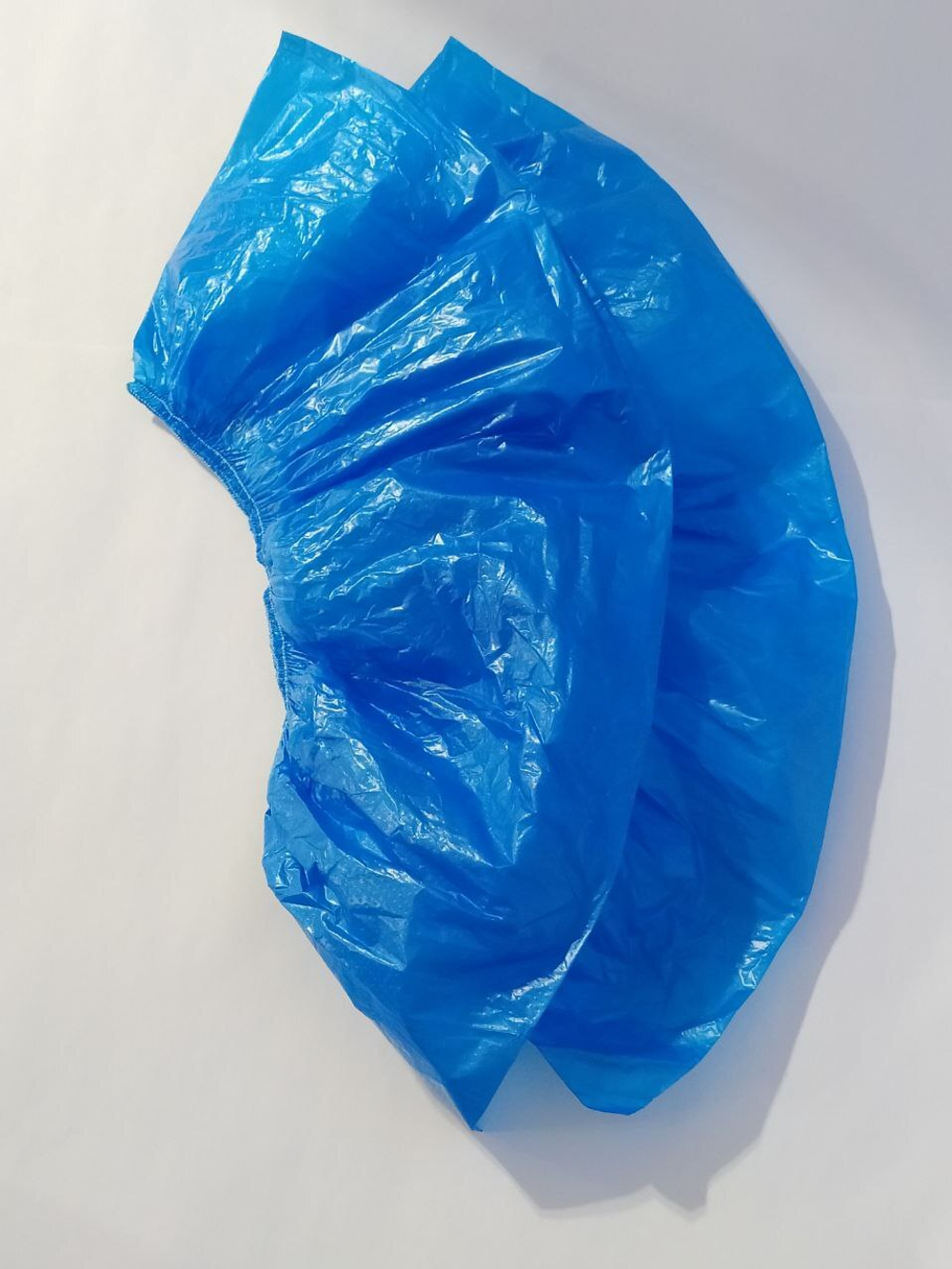 Бахилы п/э 6 г, с 2-ой резинкой и 2-ой подошвой