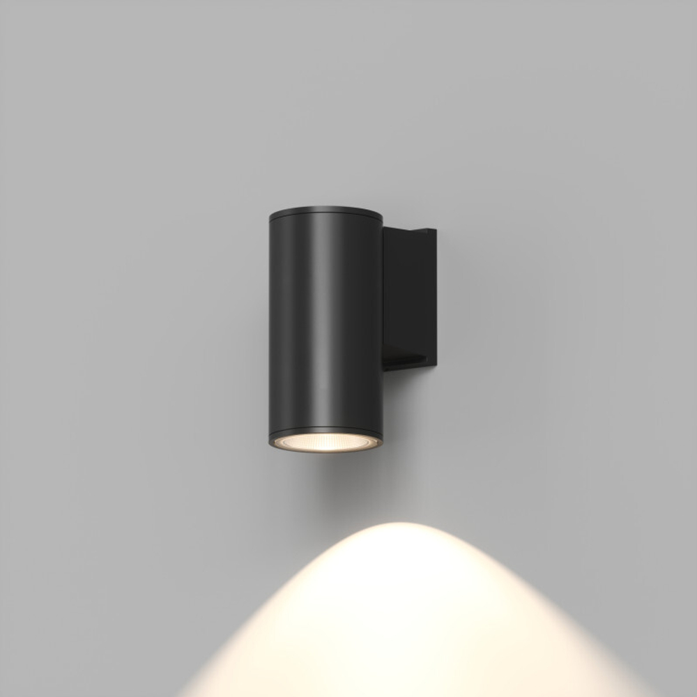 Уличный настенный светодиодный светильник Denkirs Borg DK9820-BK