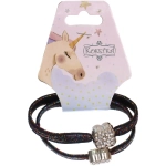 Резинки для волос 2шт «МАЛЬТА», цветочки, микс 6 цветов, d-5,5см (подвес Единорог)